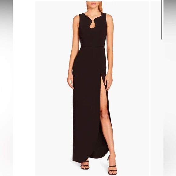 Amanda Uprichard puzzle side slit gown - Picture 1 of 3
